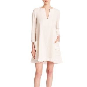 BCBGMAXAZRIA Trysta Fringe trim dress